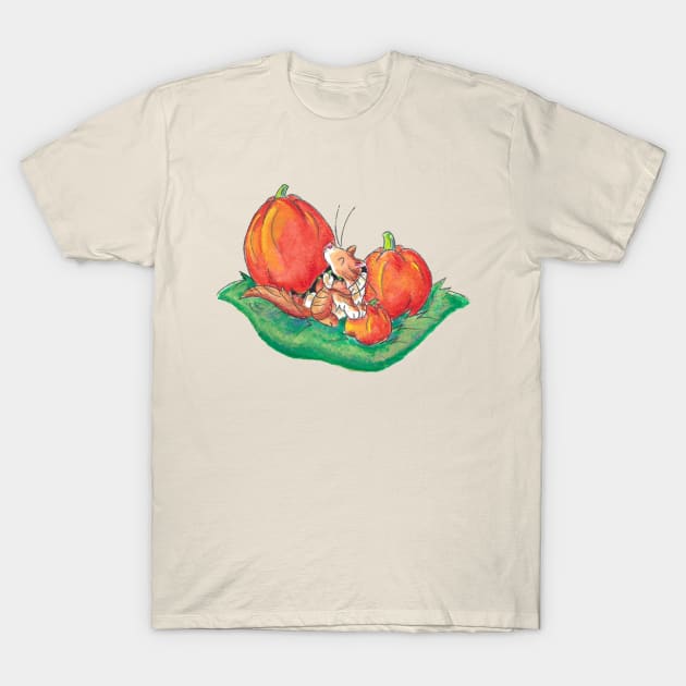 Fall Tiger T-Shirt by KristenOKeefeArt